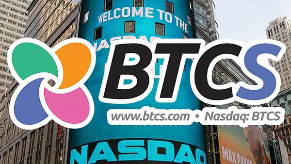 BTCS niêm yết trên Nasdaq, trả cổ tức bằng Bitcoin